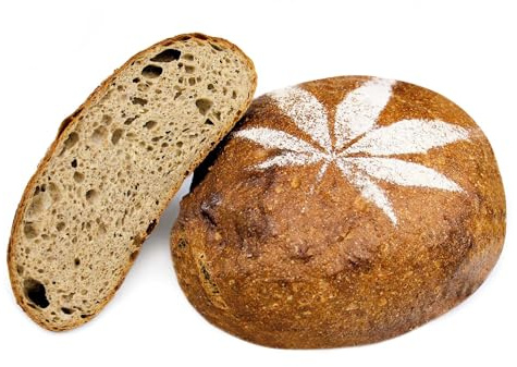 Bäckerei Spiegelhauer Bio Hanfbrot 750 g am Stück I Dinkelbrot mit Hanfsaat | Frisches Brot aus 100 % sächsischem Bio-Dinkel mit Hanfsaat, Hanfmehl und etwas Lievito Madre – vegan