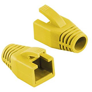 LogiLink Knickschutztülle für RJ45 Stecker, gelb MP0035Y