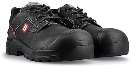 Brynje 411 Robust S3S Sicherheitsschuhe ESD FO HRO SC LG (Gr. 41) | Robuste Sicherheitsschuhe Herren Damen mit Breiter Passform & Atmungsaktivem Wasserabweisendem Leder | Safety Shoes for Men & Women