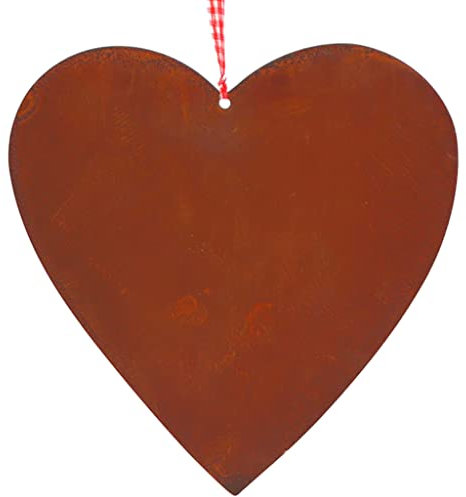 Rostikal Dekoherz Sonja mit Band zum aufhängen, Fensterdekoration aus Edelrost größe 1