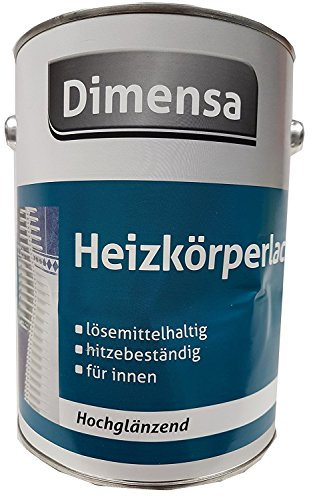 Dimensa Heizkörperlack Hochglänzend weiß 750 ml