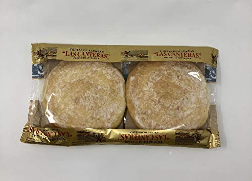 TORTAS DE ALCAZAR LAS CANTERAS Cocidas en Horno de Piedra, Bolsa 4 Uds, 160g