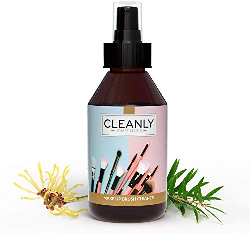 Natürlicher Pinselreiniger von CLEANLY 250 ml I Sanfte und Pflegende Pinsel Reinigung I Schminkpinsel Reinigung für Make-up Pinsel I Nachhaltige Alternative zu chemischer Pinselseife