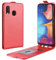 HualuBro Coque pour Samsung Galaxy A20e, Protection Housse en Cuir PU Portefeuille Flip Cover Case Antichoc Magnétique Etui pour Samsung Galaxy A20e Coque (Rouge)