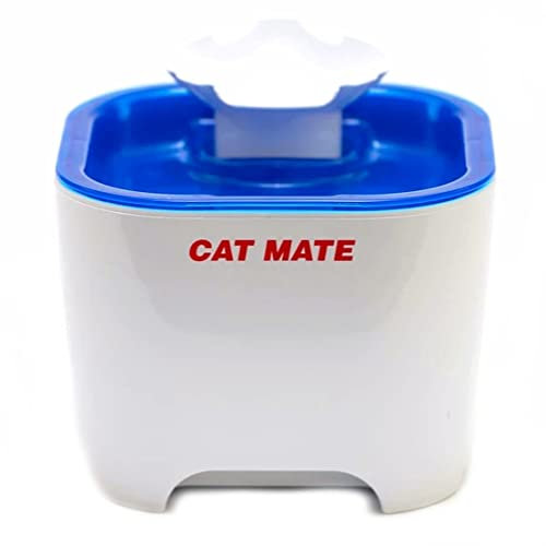 Cat Mate Muschelbrunnen 300 ml, weiß/blau
