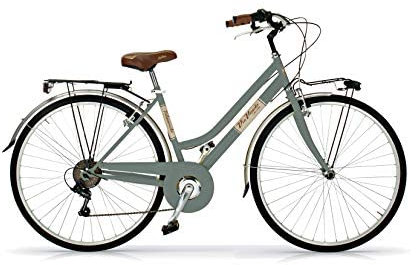 Via Veneto 605 Lady, Stahlrahmen, 6 Gänge, Vintage Retro, 700C Räder, grau