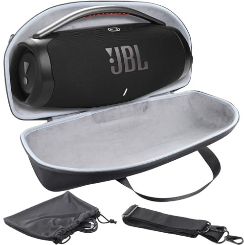 co2CREA Duro Viaggio Caso Copertina per JBL Boombox 2 / JBL Boombox 3 Speaker Bluetooth Portatile(solo scatola) (per JBL Boombox 2, 3 Nero/Grigio)