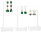 GemeShou 3 supports L oreilles transparentes bijoux, crochets oreilles acrylique femmes, porte-oreilles transparents petits vente, accessoires photo bijoux【Forme L】