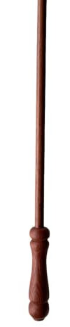 TENDAGGIMANIA Asta Tiratenda in Legno Colore CILIEGIO - per Tende da Interno - Lunghezza: 125 cm - Apri Tenda Perfetto per Lo Scorrimento della Tenda