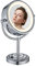 DOWRY Miroir Maquillage Lumineux - 3 Couleurs de Lumière Réglables - Miroir de Table - Miroir LED Maquillage avec Grossissement 7X,Diamètre 21.5cm