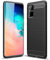 CoolGadget Premium Carbon Handyhülle TPU für Samsung Galaxy S20 Plus, stoßfest, Kratzfest, rutschfest, Anti-Fingerprint, schwarz