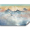 murando - Vlies Fototapete Landschaft 350x256cm Foto Tapete Schlafzimmer Wohnzimmer Vliestapete XXL Motivtapeten Bildtapete 3d Effekt Wand Dekoration - Nebel Himmel Berge wie gemalt c-A-10012-a-b