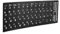 Russian Keyboard Stickers, Unique Coating Design Wear Resistant, Waterproof, Dustproof, Pvc Material Suitable for 10 Inch to 17 Inch Keyboards