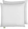 DREAMSTAR Eco 2er Set Kopfkissen mit Eco Faserfüllung | waschbar 40 Grad | Allergiker geeignet | 100% Mikrofaser | Öko-Tex Zertifiziert | 80 x 80 cm