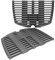 7644 Lot de 2 grilles de barbecue à gaz pour Weber Q100, Q1000, Q1200, Q1400, 32 x 21,6 cm, accessoires de rechange pour Weber Baby Q
