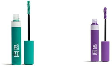 3INA MAKEUP - Vegan - Cruelty Free - Farbige Mascara Set - Wimperntusche blau und lila - Make up Set - Mascara lange wimpern - Augen und augenbrauen mascara