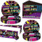 Letromp 80er Jahre Party Supplies Back to the 80s Party Pappteller Servietten Tischdecke für Throwback 80er/Funny 1980er/I Love 80er/Hip Hop Geburtstag Hochzeit Party Supplies Dekorationen
