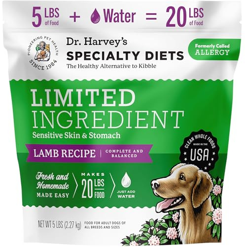 Dr. Harvey's Limited Ingredient Dog Food, Lamb Recipe (5 lb)