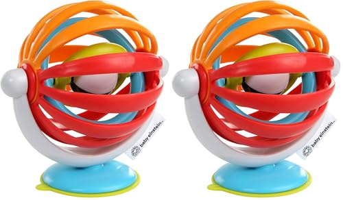 Baby Einstein 10069566 Sticky Spinner, Spielzeug Mit Saugnapf, Mehrfarbig (Packung mit 2)