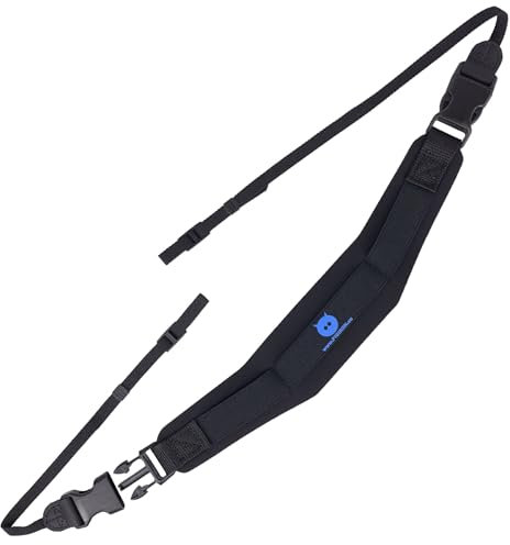 Pig Iron MAX Camera and Binocular Strap. Weight Reducing Neoprene Comfort Strap with Quick Release Connectors. Reduces Neck and Shoulder Ache. Universal Sling Fit for Mirrorless and DSLR Cameras.