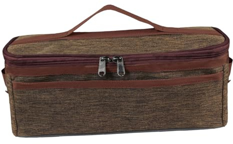 Rurunklee Camping Utensils Storage Bag Cooking Utensils Organizer Bag Camping Cutlery Pouch Portable Toiletry Bag Wash Bag for Travel Picnic Barbecue