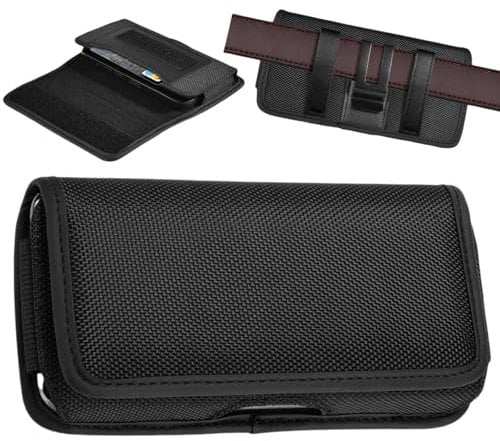 Flintronic Mobile Pouch Phone Holster, Horizontal Belt Phone Pouch