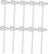 Alipis 10 Pièces Brochettes De Accessoires Barbecue Accessoires De Grillade Air Fryer Accessoires Brochettes Pour Brochettes Accessoires Air Fryer Brochette à Rôtir Acier Inoxydable
