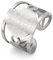 TEAMER Ring des Heiligen Michael aus Edelstahl verstellbar Ring des Heiligen Michael Der große Beschützer Erzengel Amulett Ring Religiöser Schmuck für Männer Frauen, Edelstahl, Kein Edelstein