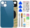 Phoupair Back Glass Replacement Compatible with iPhone 13 6.1 Inches with Repairing Kit and Installation Manual (Blue)