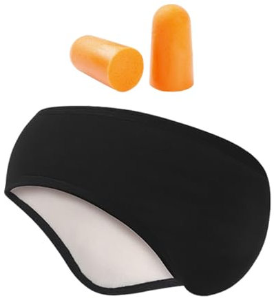 1 Pezzo Di Cuffie Antirumore Resistenti Al Freddo E 1 Paio Di Tappi Per Le Orecchie, Cuffie Antirumore, Cuffie Termiche, Cuffie Sportive, Cuffie Per Dormire