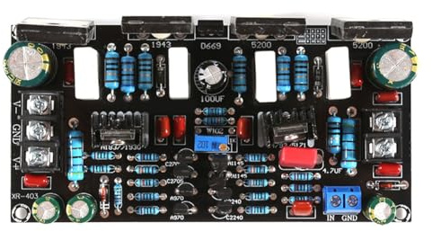 Ehwisbe Push-Pull Tube Power Amplifier Board 200W Amplifier DC 20V-90V Dual-Voltage Mono 1943+ 5200