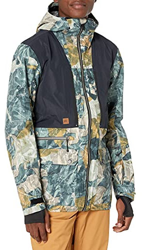 Quiksilver Herren Black Alder 2L Gore-TEX Snow Jacket Shell-Jacke, Traubenblatt Tanenbaum, Small