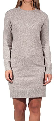 Vero Moda Vmdoffy Ls GA Noos Robe à col Rond pour Femme, Encre sépia., XL