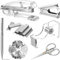 Bürobedarf Set Schreibtisch Zubehör Kit, Acryl Heftgerät Set Heftklammerentferner, Klebebandabroller, Binder Clips, Büroklammern, Kugelschreiber und Schere mit 1000 Stück 26/6 Heftklammern (Silber)