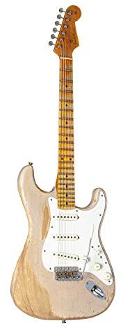 Fender Red Hot Super Heavy MN Aged Dirty White Blonde #CZ566885 - Custom Electric Guitar