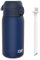ION8 Kids Water Bottle 350ml/12oz Leak-proof & BPA Free Drinking Bottle with Straw, Triple Lock Lid to Prevent Spills & Integrated Handle, Ideal for Little Hands & Lunch Boxes,Recyclon Navy with Straw