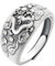 PAURO Herren Damen Chinesisches Tierkreiszeichen Ehering Ring Einstellbar Charmante Horoskope Schmuck Drachen
