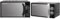 Russell Hobbs RHM1714B 17 Litre 700 W Black Digital Solo Microwave with 5 Power Levels, Digital Clock & RHMM701B 17 Litre 700 W Black Solo Manual Microwave with 5 Power Levels