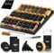Deco haus® Gewürzregal Schublade [MIT 24 GEWÜRZGLÄSER & ETIKETTEN] - Gewürz Organizer Schublade - Gewürzeinsatz Schublade - Gewürzschublade Organizer - Gewürz Schubladeneinsatz Gewürze