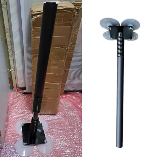 Elitix Wing Chun Dummy Trainingspuppen für Chinesische Kampfkünste mit Gefederten Armen, Wandmontierte Wing-Chun-Puppe für Taekwondo-Karate, Kickbox-Ausrüstung für Das Training zu Hause