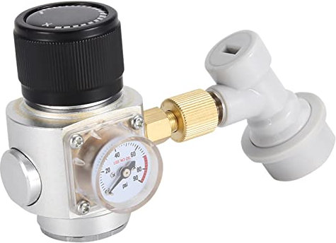 Home Brew CO2 CO2 Charger, Regulator CO2 ChargerRegulator Charger Kit Gas Disconnect Home Draft Beer Kegerator Beer Brewing Kegs Kegging Lock Disconnect