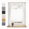 Sonello Plissee Crush Klemmfix ohne Bohren 75cm x 140cm Weiß Faltrollo Plisseerollo Jalousie für Tür & Fenster Blickdicht Sichtschutz Sonnenschutz Fertifplissee Rollo
