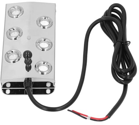 Spacnana Nebulizador Ultrasónico de 6 Cabezales con Flotador, Potencia de 400 W, Señor Ultrasónico a Prueba de Agua para Invernadero, Rocalla, Césped con Paisaje, Atmósfera de Halloween