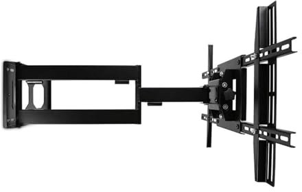 QWAXTRIW Universal TV Bracket Retractable Rotating Bracket with 90 Degree Folding Wall Mount