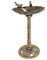 DIVCHI Bain d'oiseaux autoportant pour oiseaux sauvages - Baignoire pour oiseaux sauvages - Baignoire pour oiseaux sur pied pour extérieur, terrasse, cour et décoration de pelouse (bronze avec 2