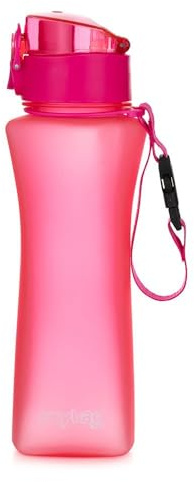 OXYBAG OXY TWiST 550 ml Trinkflasche Kinder, BPA-frei & Tritan, Auslaufsicher & Spülmaschinenfest, Mit Filter für Früchte, Schule, Sport & Freizeit