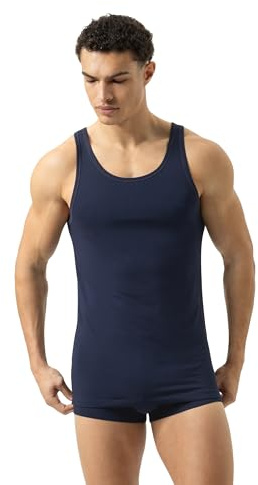 Mey Herren Tanktop Rundhalsausschnitt Serie Dry Cotton | Körpernahe Passform, Breite Träger, Klimaanlage, Single-Jersey, Gr. 4-8