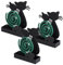 Baroni Home Lot de 3 Support Spirale Anti-Moustiques en Métal Porte-Encens, Porte-Zampiron en Métal pour Intérieur et Extérieur, Porte-Anti-Moustiques, Chat Noir, 16x5x18 cm