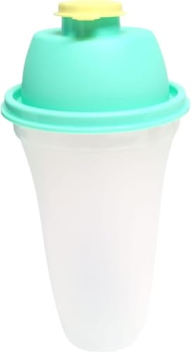 Tupperware Mix-Fix Shaker MixFix Shaky 550 ml Shaker 550 ml Transparent Turquoise Yellow with Impact Disc Mixer