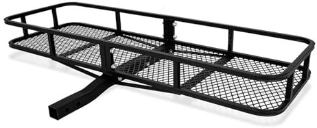 Relingträger 500LBS Universal Stahl Korb Anhänger Hitch Fracht Träger Auto Hinten Gepäck Rack Dachboxen